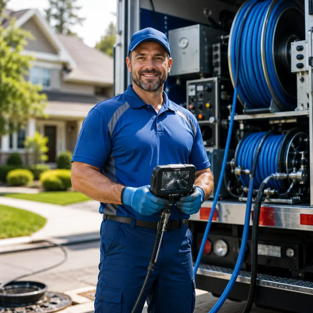 Local outdoor drain cleaning specialists in Marine City, MI